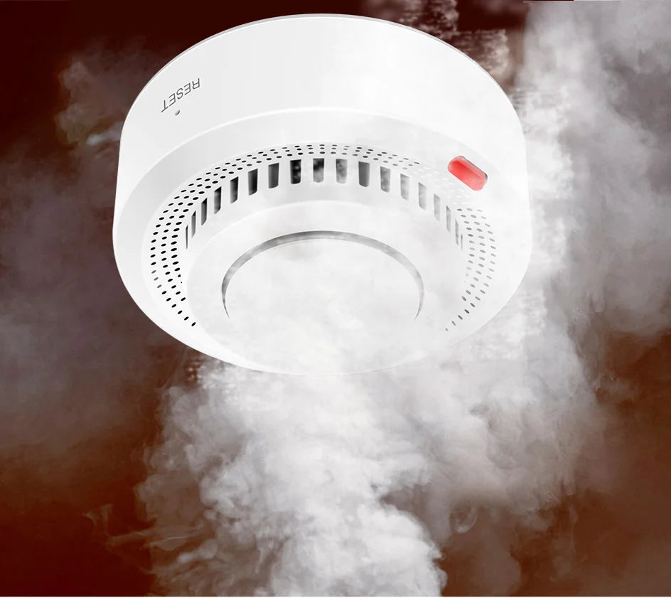Tuya Smart WiFi Smoke Sensor Fire Protection Smoke Detector 85dB Sound Security System Firefighters Smartlife APP Control
