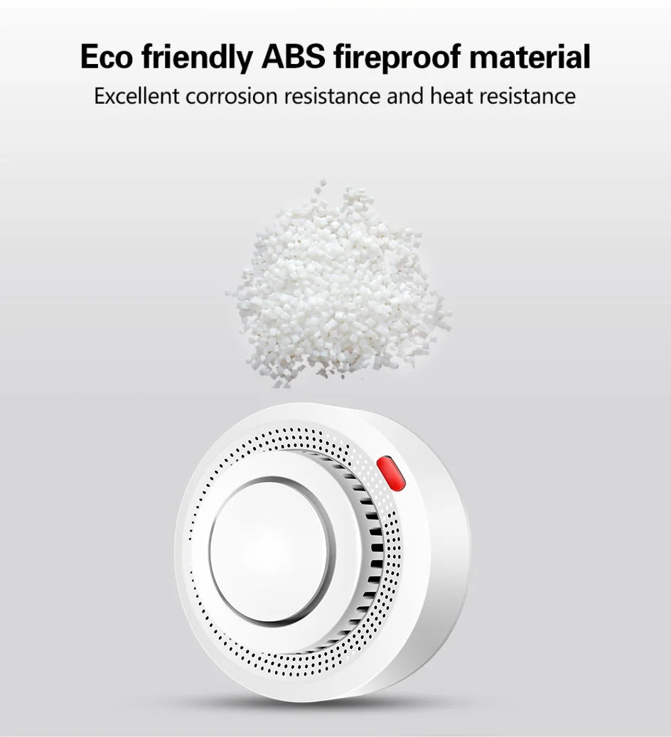 Tuya Smart WiFi Smoke Sensor Fire Protection Smoke Detector 85dB Sound Security System Firefighters Smartlife APP Control