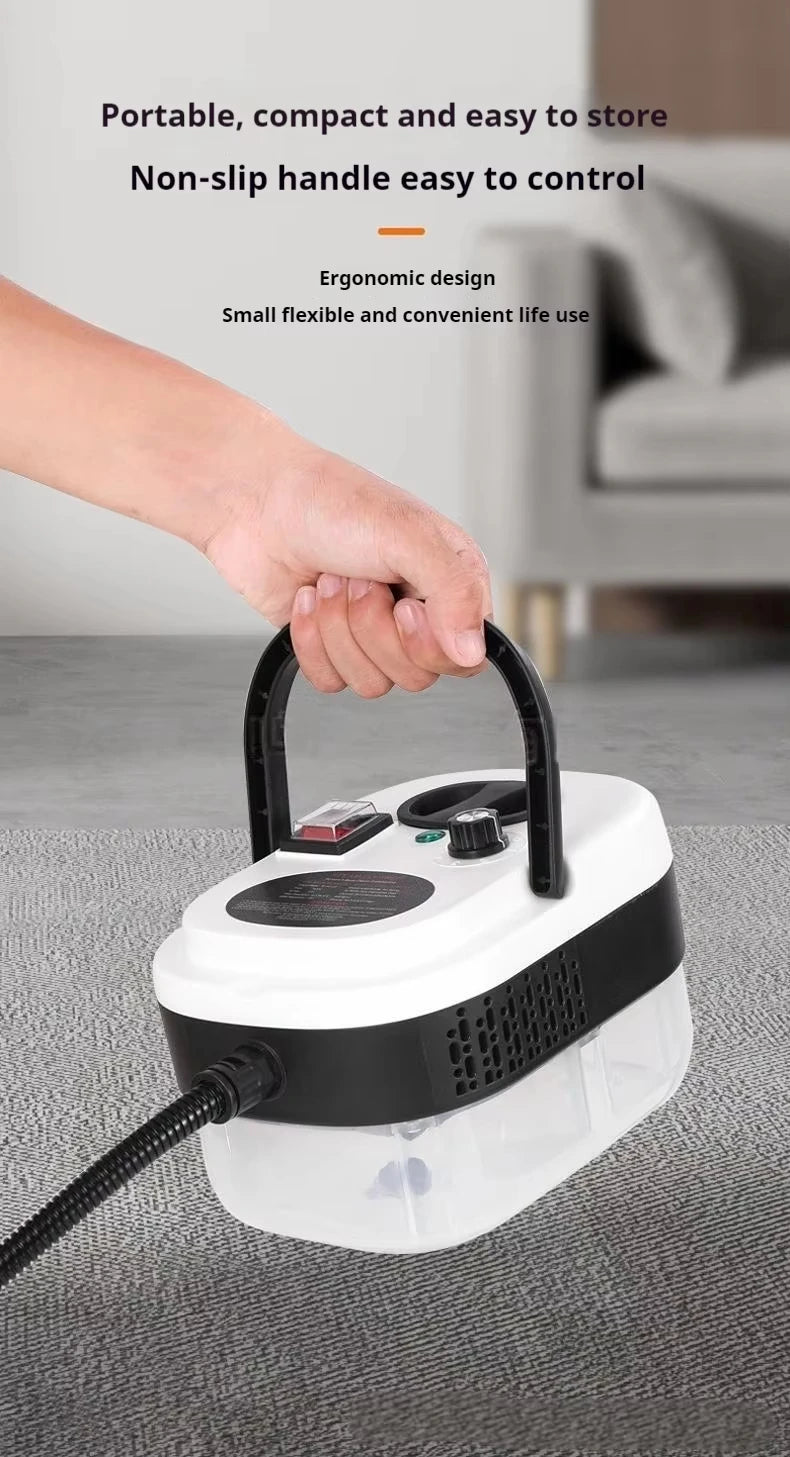 220V EU Plug High-Temperature Steam Cleaner for Home Car Deep Cleaning Kitchen Hood & Air Con Sterilization Appliance